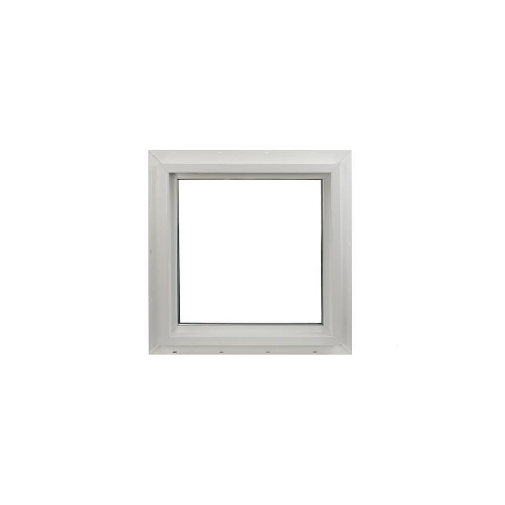 Decorative Window 12" x 12" Double Pane Standard Glass Clear No Grid back