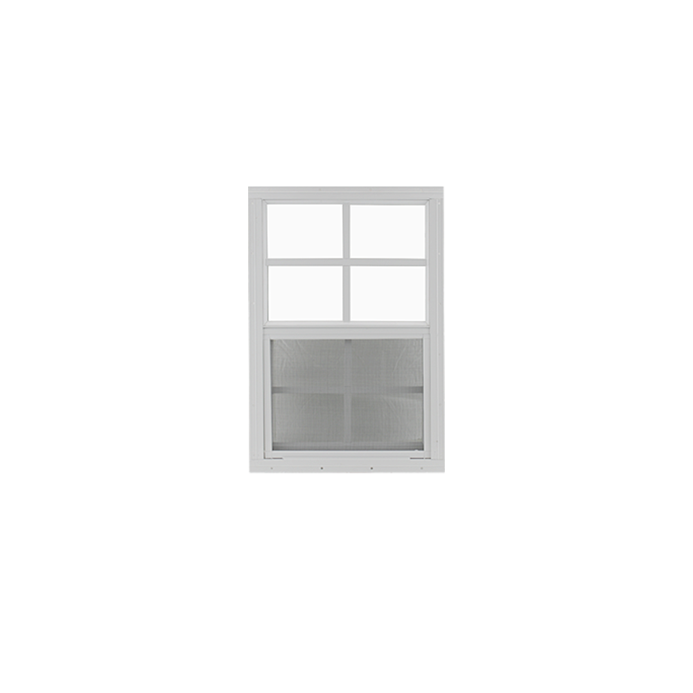 Vertical Slider 12" x 18" Window with Tempered Glass White Flush