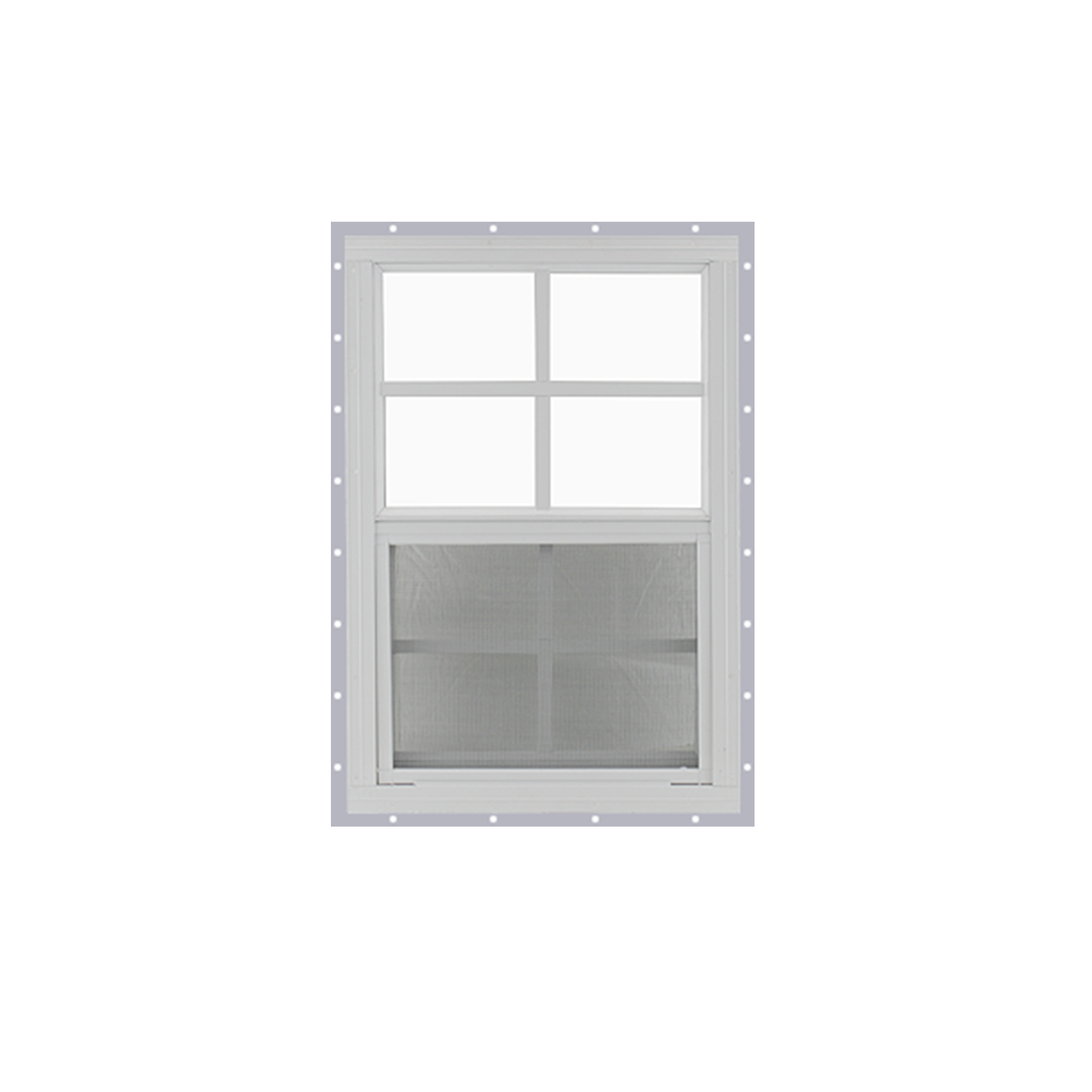 Vertical Slider 16" x 24" Window with Tempered Glass J-Channel