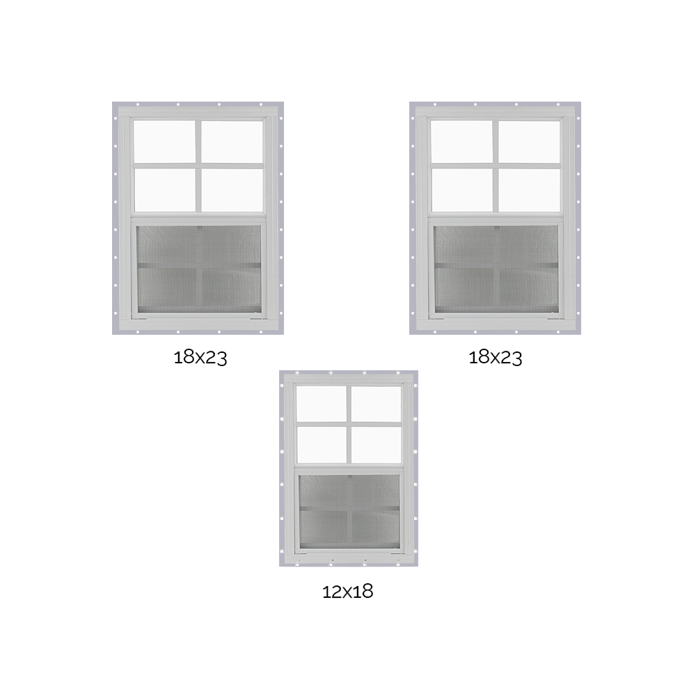 Third Coast Craftsman Chicken Coop Plan Windows - Shed Windows and More, Inc.