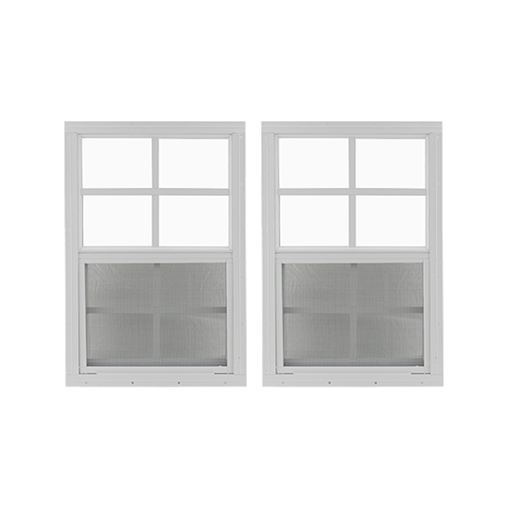 18" x 23" Window with Tempered Glass Bundle White Flush
