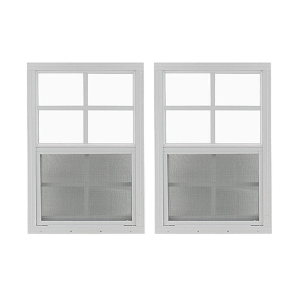 18" x 27" Window with Tempered Glass Bundle White Front