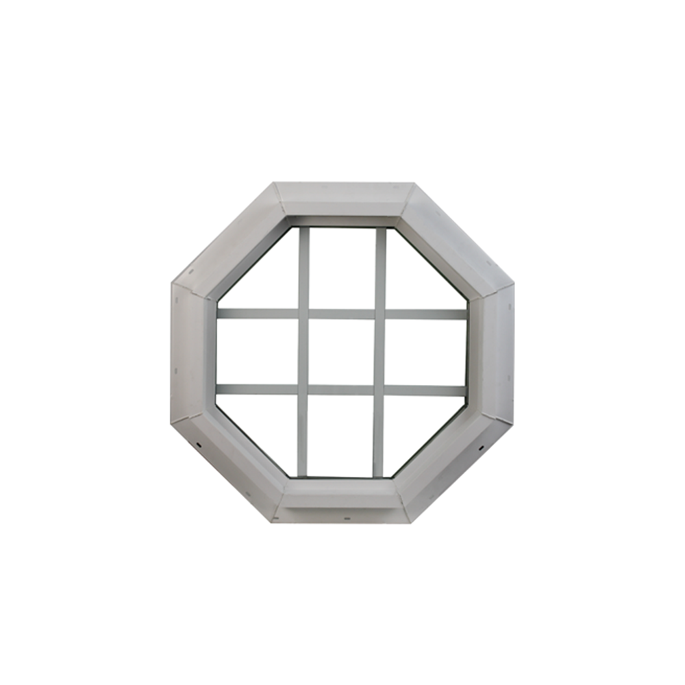 Octagon Window 20" x 20" Double Pane Standard Glass Clear Back