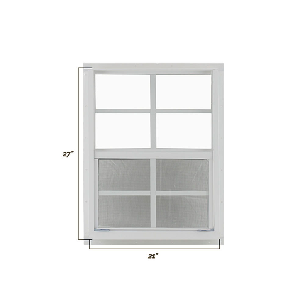 Vertical Slider 21" x 27" Window with Tempered Glass Dimensions