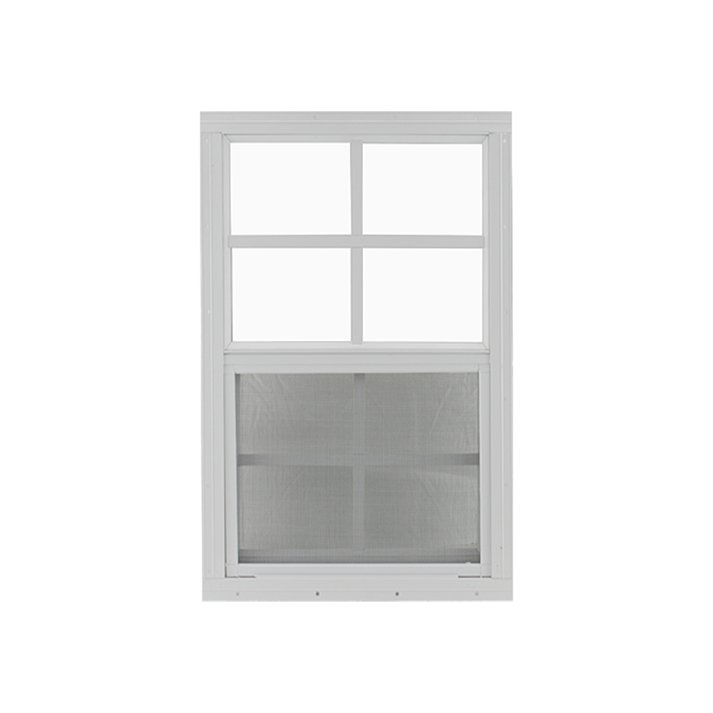 Vertical Slider 21" x 36" Window with Tempered Glass White Flush