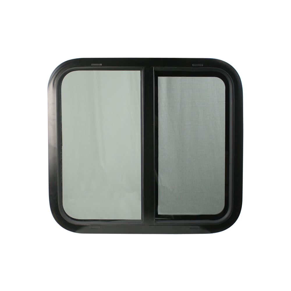 RV Horizontal Tempered Black Window - Shed Windows and More, Inc.
