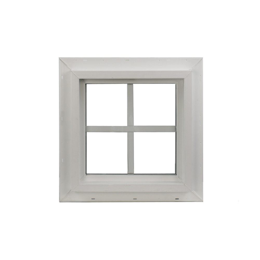 Decorative Window 24" x 24" Double Pane Standard Glass Clear Back