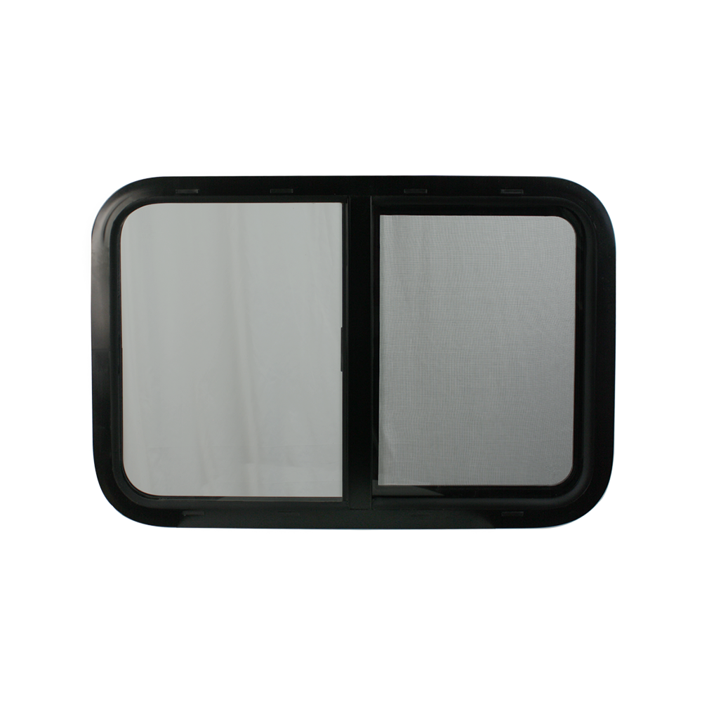 RV Horizontal Tempered Black Window - Shed Windows and More, Inc.