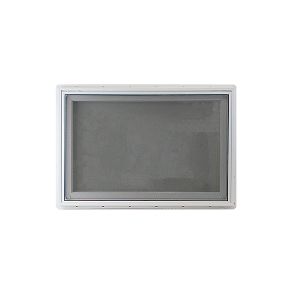Awning 36" x 24" Inward Opening Double Pane Tempered Clear Low E Window Back