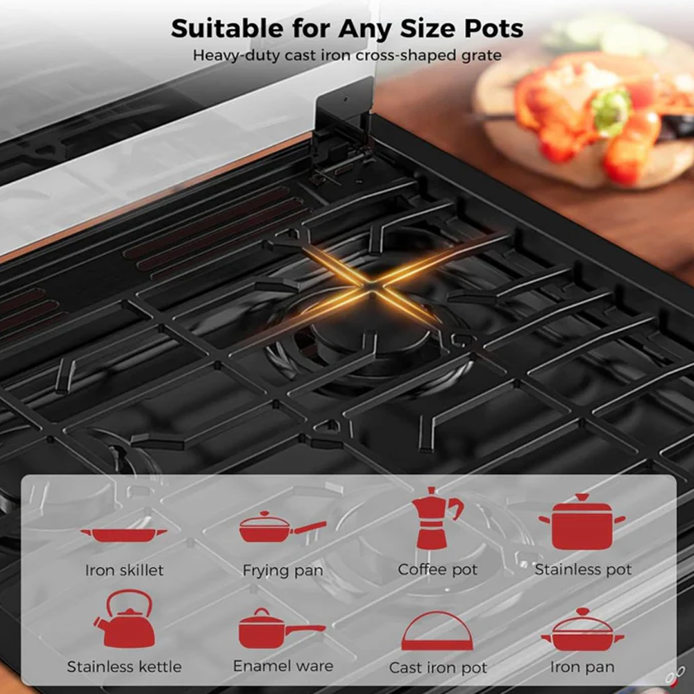 Camplux 3 Burner RV 21” Propane Cooktop - Shed Windows and More, Inc.
