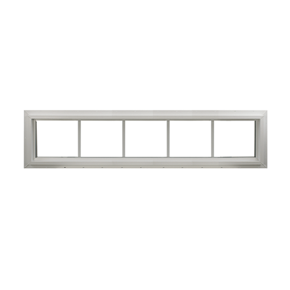 Transom Window 60" x 10" Double Pane Standard Glass Clear Back