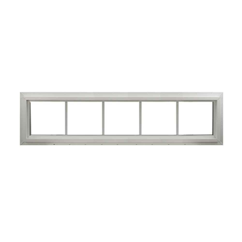 Transom Window 60" x 12" Double Pane Standard Glass Clear Back