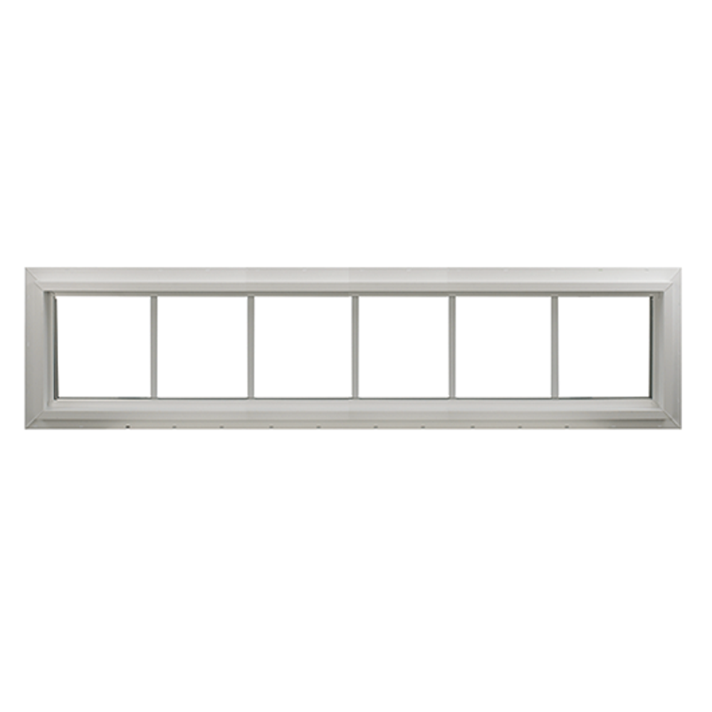 Transom Window 72" x 12" Double Pane Standard Glass Clear Back