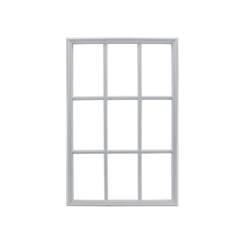 Door Glass 9-Lite Half Lite Window Insert External Grids - Shed Windows and More, Inc.