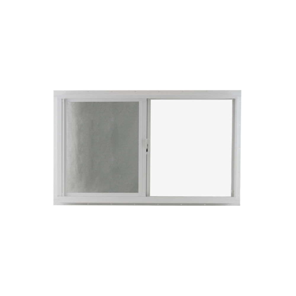 Horizontal Slider 36" x 24" Flush Window with Temper Glass, No Grid Back