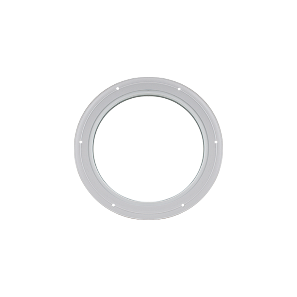 Fixed 10" Round Window with Tempered Glass White Flush
