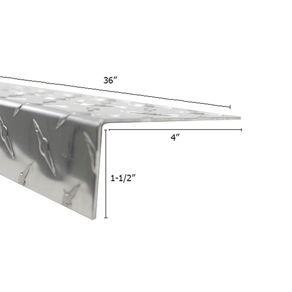 Diamond Plate Threshold - Shed Windows and More, Inc.