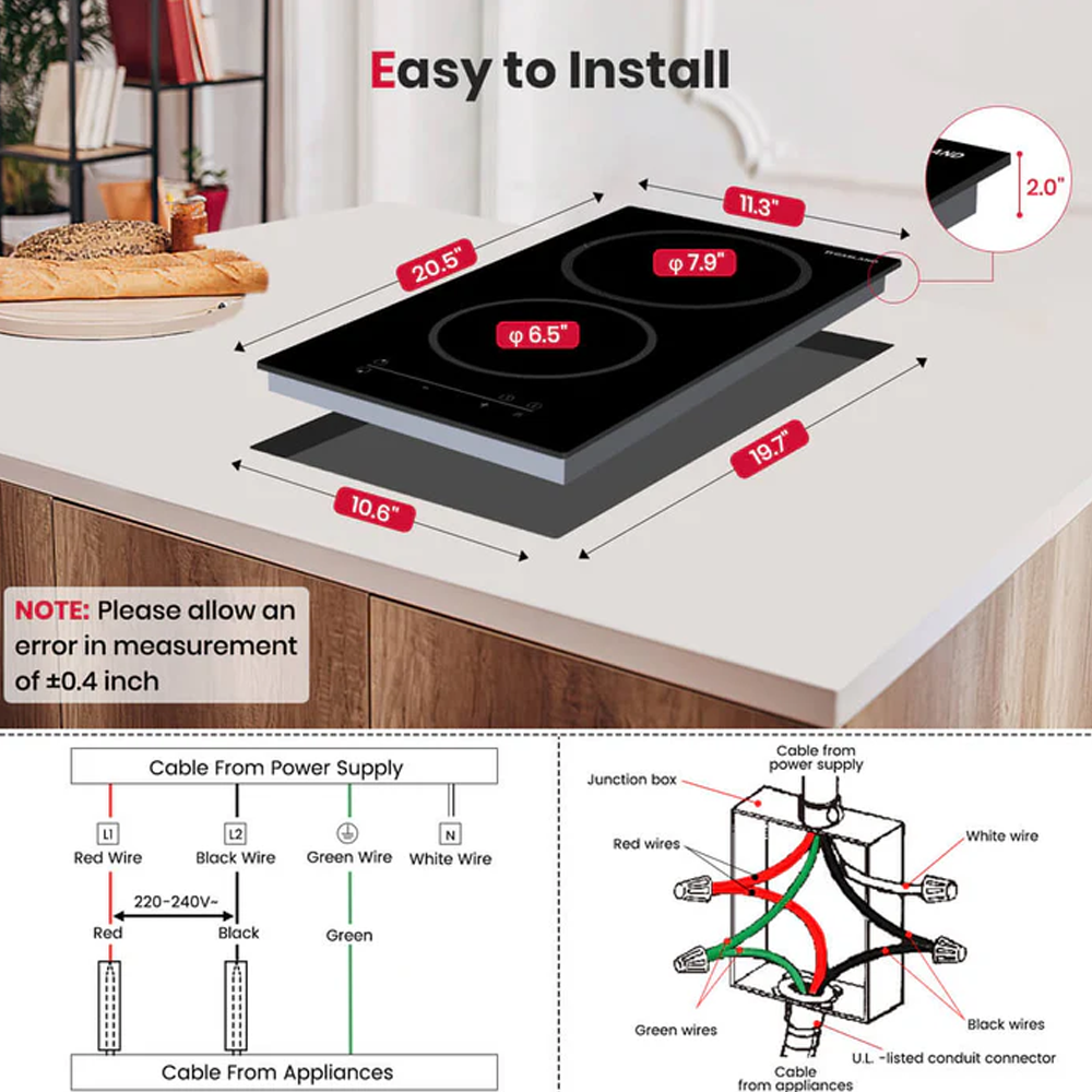 Gasland Burner Sensor Touch Control Electric - Shed Windows and More, Inc.