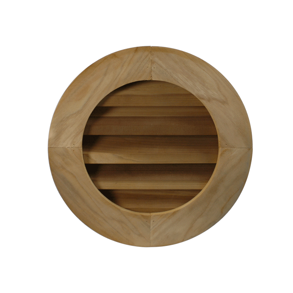 Wood Vent Round, Octagon Backside Vent - Shed Windows and More, Inc.