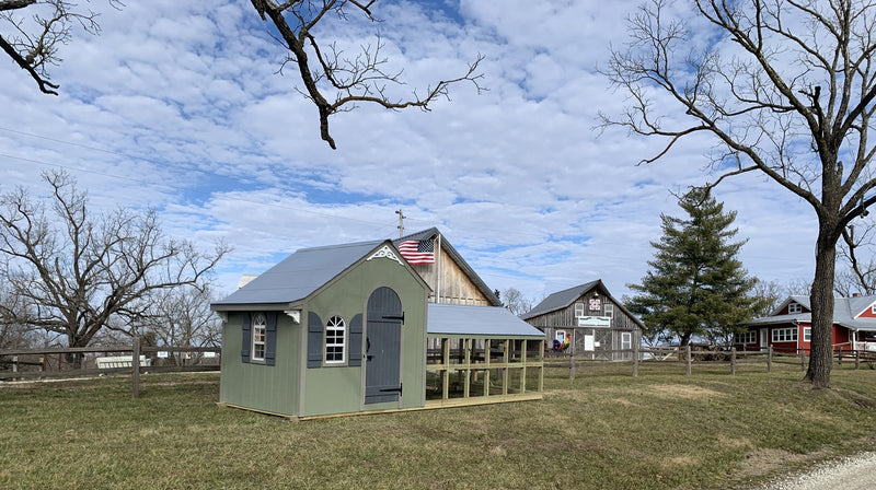 Playhouse to Chicken Coop Conversion