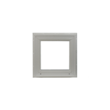 Decorative Window 12" x 12" Double Pane Standard Glass Clear No Grid Front