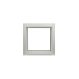 Decorative Window 12" x 12" Double Pane Standard Glass Clear No Grid back