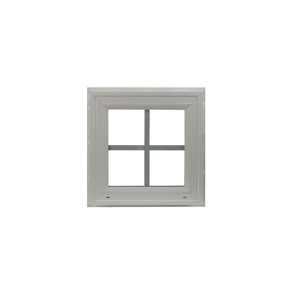 Decorative Window 12" x 12" Double Pane Standard Glass Clear Front
