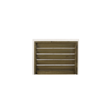 12 X 12 Standard, Square Back PVC Brick Mold Wood Vent - Shed Windows and More, Inc.