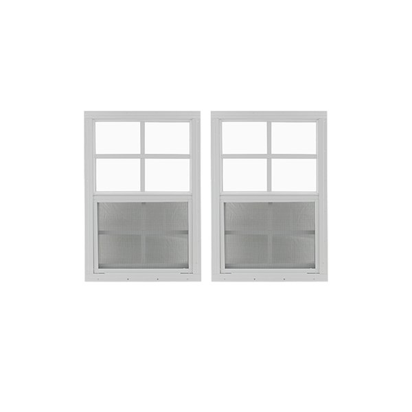 12" x 18" Window with Tempered Glass Bundle White Front