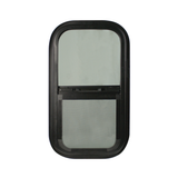RV Vertical Tempered Black Window - Shed Windows and More, Inc.