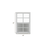Vertical Slider 14" x 21" Window with Tempered Glass Dimensions