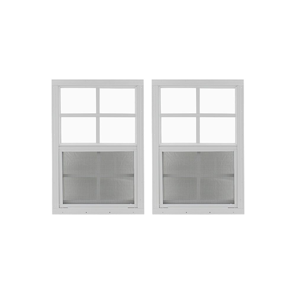 14" x 21" Window with Tempered Glass Bundle White Front