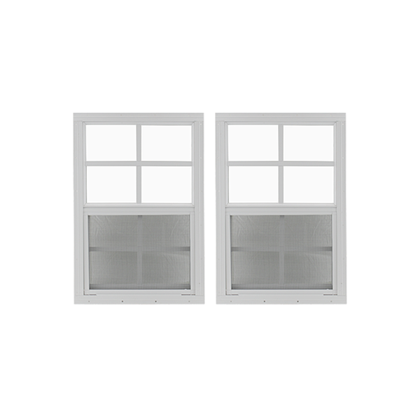 14" x 21" Window with Tempered Glass Bundle White Front