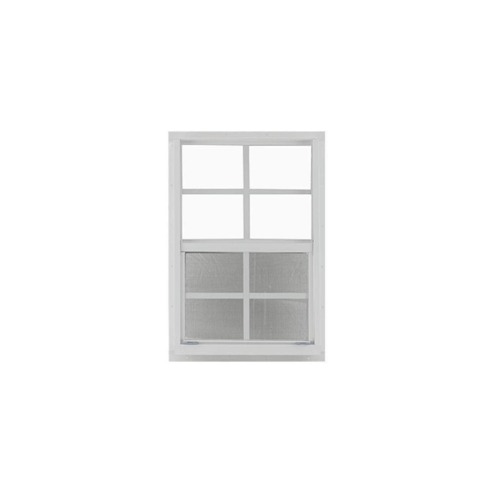 Vertical Slider 14" x 21" Window with Tempered Glass White Flush Back