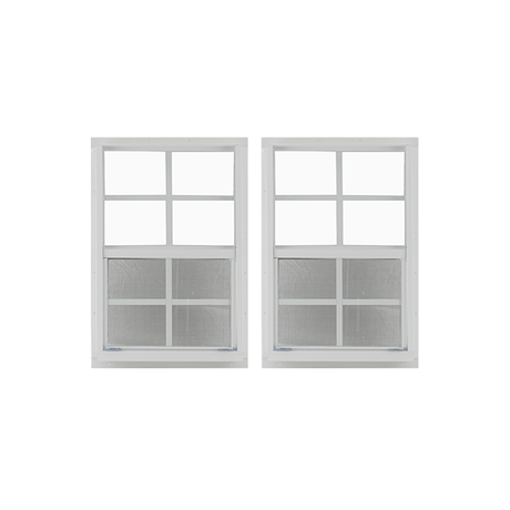 14" x 21" Window with Tempered Glass Bundle White Back