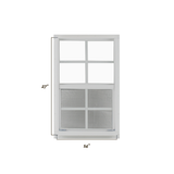 Vertical Slider 14 x 27 Window with Tempered Glass Dimensions