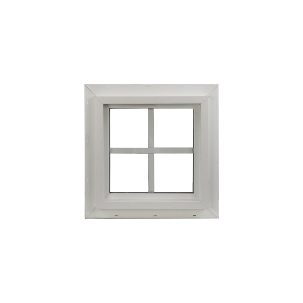 Decorative Window 16" x 16" Double Pane Standard Glass Clear Back