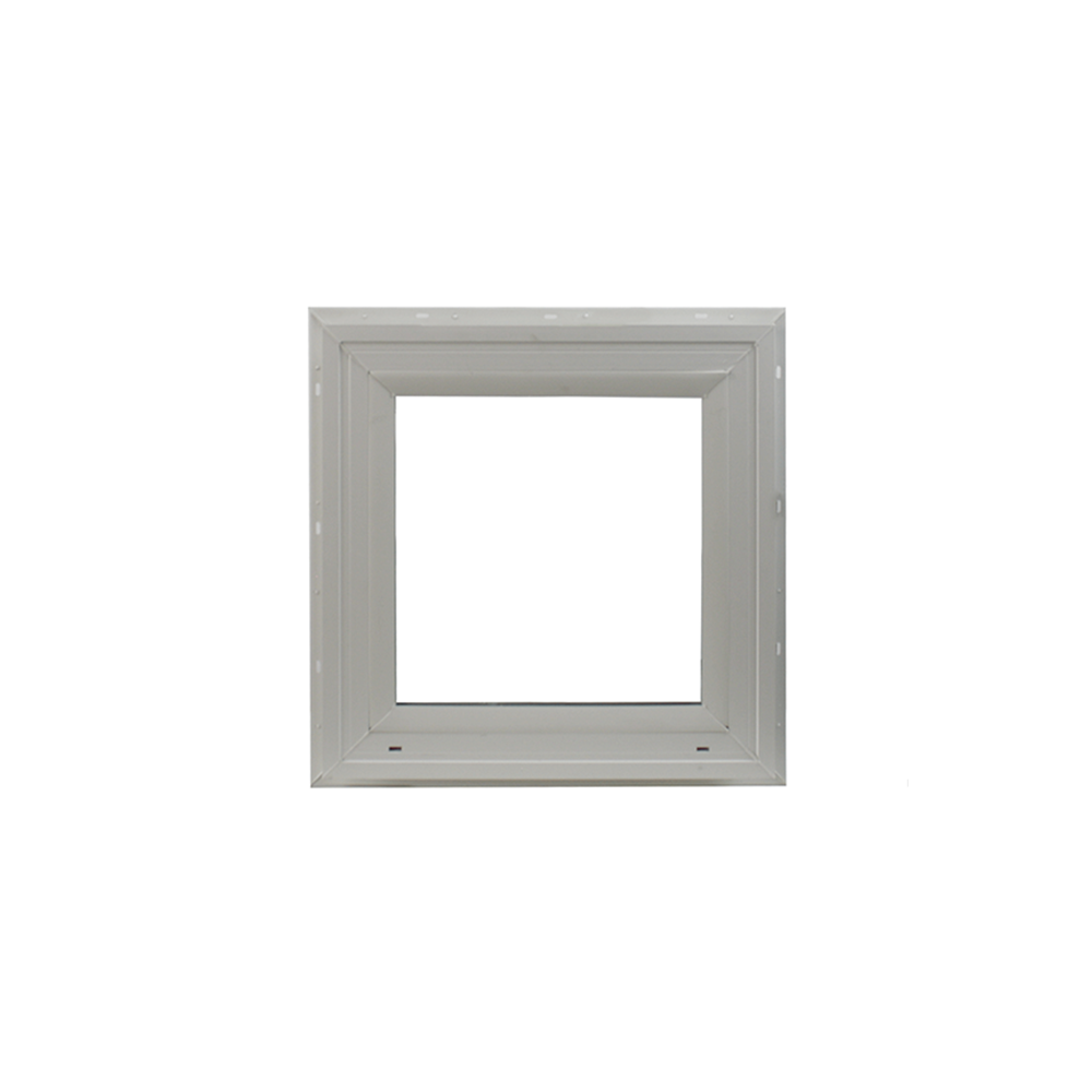 Decorative Window 16" x 16" Double Pane Standard Glass Clear No Grid Front