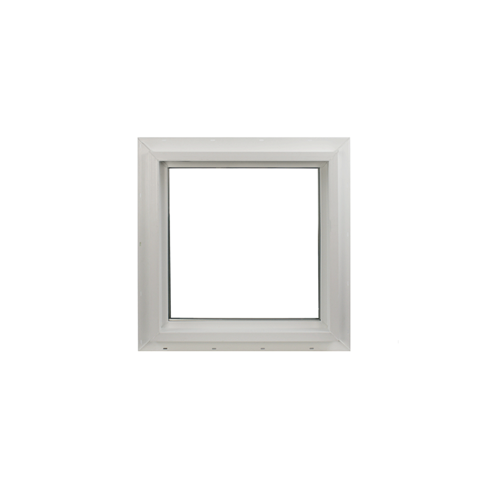 Decorative Window 16" x 16" Double Pane Standard Glass Clear No Grid Back