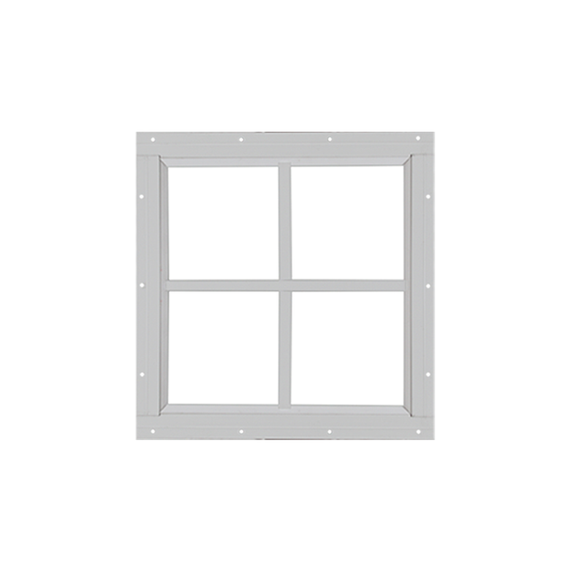 Fixed 16" x 16" Square Window with Tempered Glass White Flush