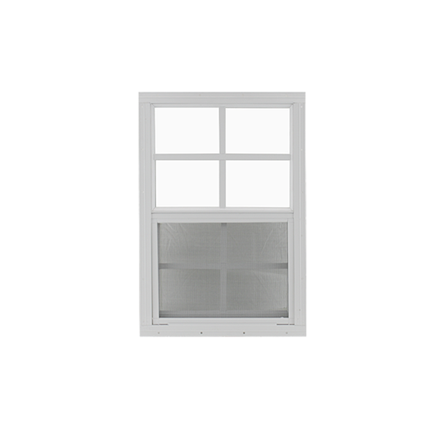 Vertical Slider 16" x 24" Window with Tempered Glass White Flush