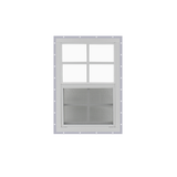 Vertical Slider 16" x 24" Window with Tempered Glass J-Channel