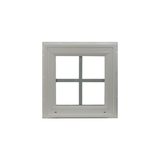Decorative Window 18" x 18" Double Pane Standard Glass Clear Front