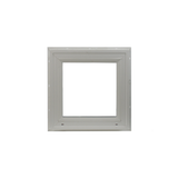 Decorative Window 18" x 18" Double Pane Standard Glass Clear No Grid Front