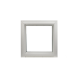 Decorative Window 18" x 18" Double Pane Standard Glass Clear No Grid Back