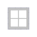 Fixed 18" x 18" Square Window with Tempered Glass J-Channel