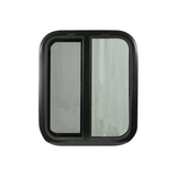 RV Horizontal Tempered Black Window - Shed Windows and More, Inc.