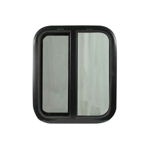 RV Horizontal Tempered Black Window - Shed Windows and More, Inc.