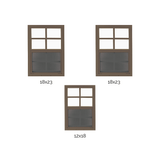 Third Coast Craftsman Chicken Coop Plan Windows - Shed Windows and More, Inc.