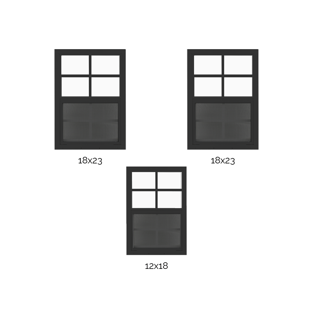 Third Coast Craftsman Chicken Coop Plan Windows - Shed Windows and More, Inc.